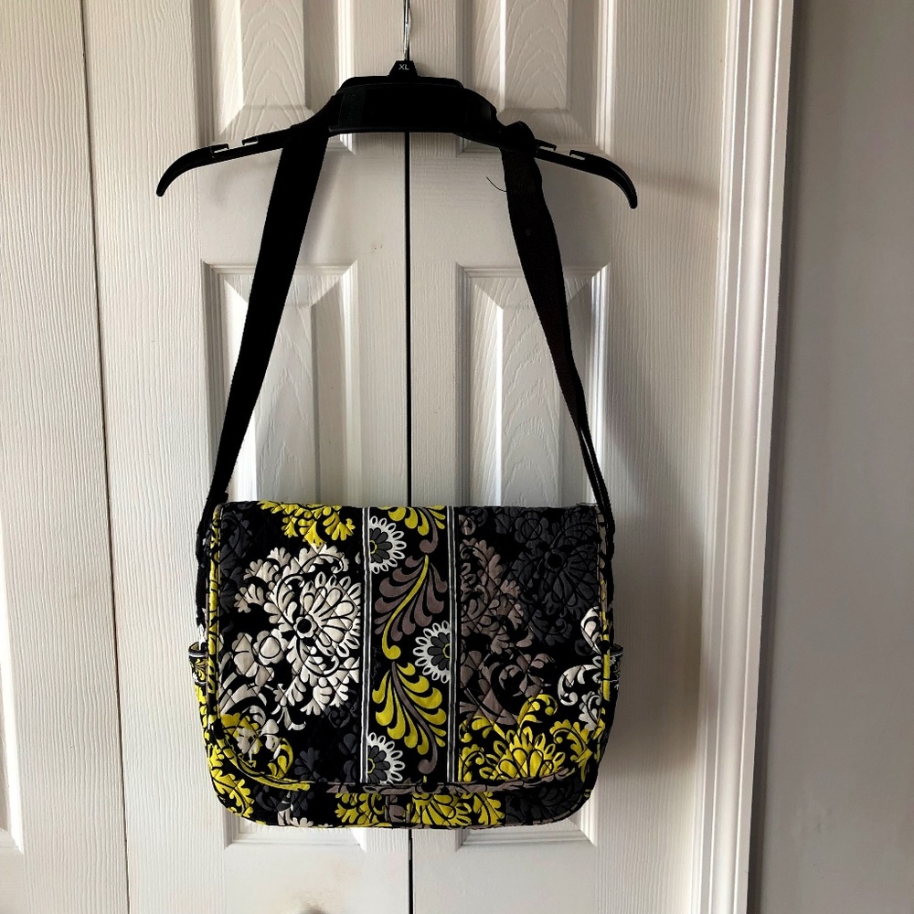 Vera Bradley Baroque Messenger Bag, Briefcase, Attache, EUC